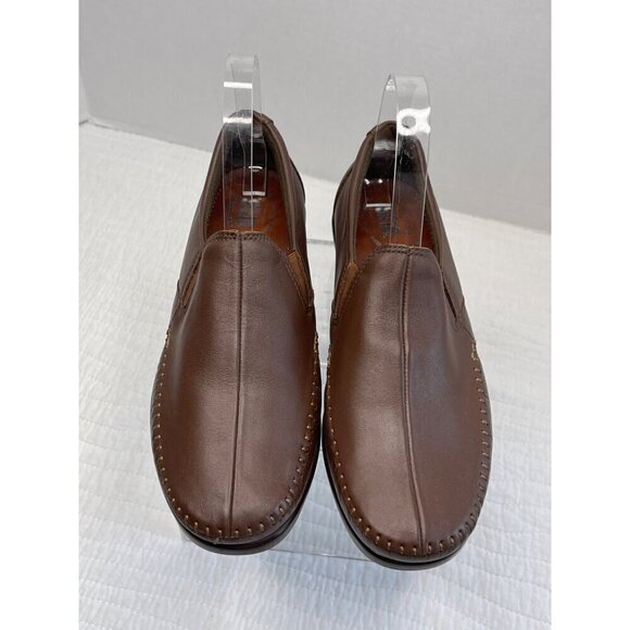 SAS Womens Tripad Comfort Leather Slip-On Casual Shoes 7.5W Brown - Picture 2 of 10